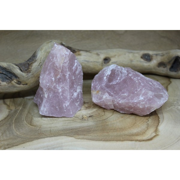 quartz rose pierre brute